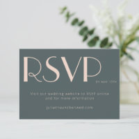 Minimaliste Elegant Turquoise Blush Mariage en lig