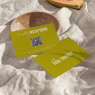 Cartons Réponse Moderne coloré rétro QR Code Mariage Whimsical
