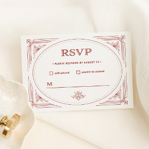 Cartons Réponse Moderne Déco   Léger argenté blanc avec mariage ro