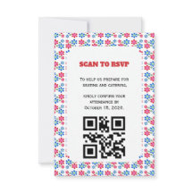 Moderne motif de mariage floral vibrant Power,