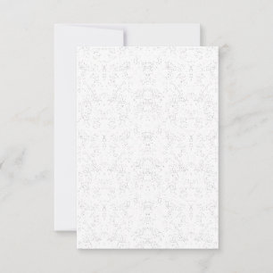 Cartons Réponse Motif Floral Monochrome - Art Élégant Et Sans Couc