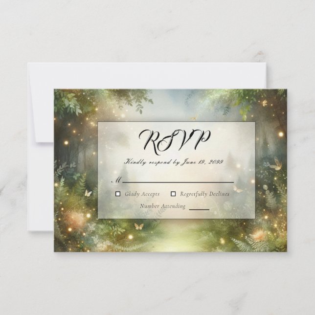 Cartons Réponse Mystic Forest Meadow Magic (Devant)