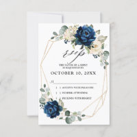 Noces géométriques Or Blanc Champagne Ivoire Navy