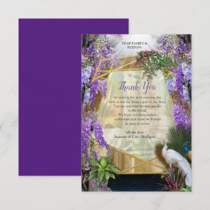 Cartons Réponse Paradis de la Wisteria tropicale au Palais d'Or