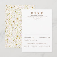 Parties scintillant d'or étoiles Mariage moderne R