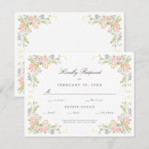 Pastel Rococo Garden Ornate Floral Wedding