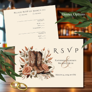 Cartons Réponse Pays élégant moderne Occidental- Fleurs