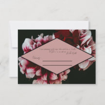 Peonies noires et roses classiques