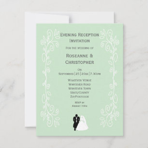 Cartons Réponse Peppermenthe Couleur Mariée Et Mariage De Concepti