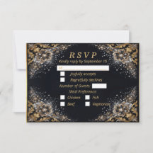Perle de diamant d'or noir Luxe Formel