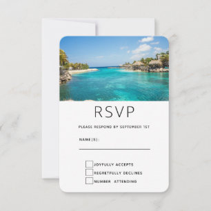 Cartons Réponse Pittoresque Tropical Beach Resort Destination Mari