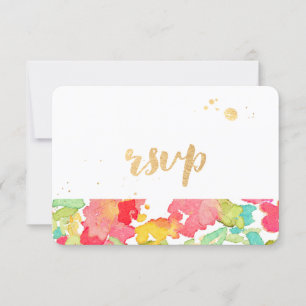 Cartons Réponse PixDezines jardin/floral/rsvp de sophie