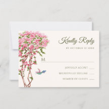 Plantes rose aquarelle