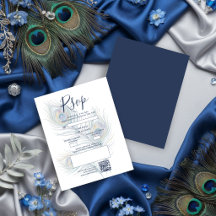 Plumes de Paon de Mariage à l'Aquarelle Éthérée TL