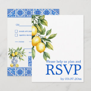 Cartons Réponse 💙🍋Préférences alimentaires  Azul & Limone Romanc