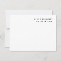 Professionnel Moderne Plain Simple