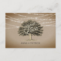 Racine dans l'amour rustique arbre et lumière mari