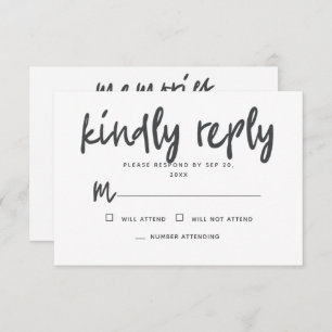 Cartons Réponse Répondre Simple Modern Memories Memorial