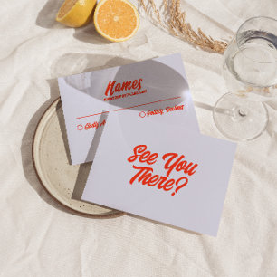 Cartons Réponse Retro Coloré brillant Gras Funky moderne Mariage