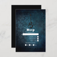 Rock n'Roll Retro Vintage Wedding QR Code