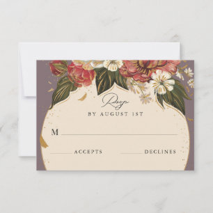 Cartons Réponse Romantique Peint Floral