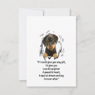 Cartons Réponse Rottweiler Puppy  Could Give You Any Funny Gifts