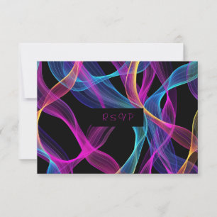 Cartons Réponse Rubans Neon Glow, Fleurs