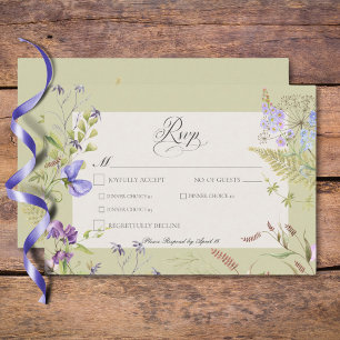 Cartons Réponse Russe Lavande & Sage Fleur sauvage Sage Dîner