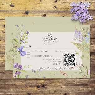 Cartons Réponse Sage Fleur sauvage rustique Lavande & Sage