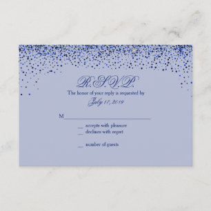 Cartons Réponse Sapphire Glitz Parties scintillant Mariage
