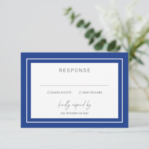 Cartons Réponse Sasha Sapphire Mariage moderne