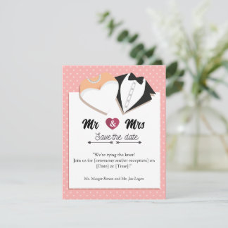 Cartons Réponse Sauvez la date !