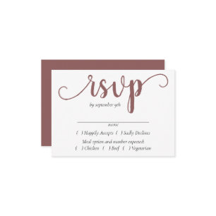 Cartons Réponse Script de type simple Entree de l'événement Dese