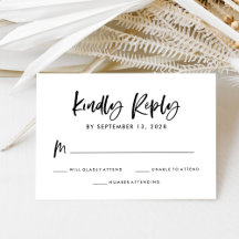 Script Décontracté | Mariage noir et blanc