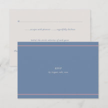 Sélection de repas Minimal Moderne Bleu Poussiéreu