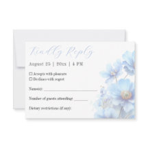 Soft Blue Himalayan Poppy Flower Garden Wedding 