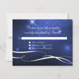 Cartons Réponse Space Galaxy Stars Infinity Symbole Mariage de scr
