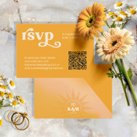 Sunshine Typographie QR Code Marigold ID1048