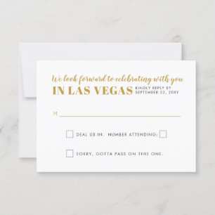 Cartons Réponse SYMBOLE Mariage DE Las Vegas Jeu amusant