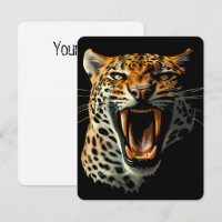 Tête d'attaque du léopard