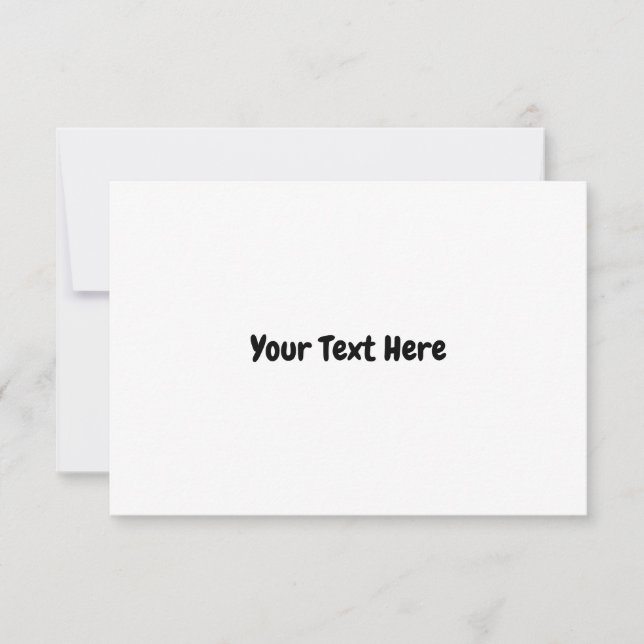 Cartons Réponse Texte personnalisé (Devant)