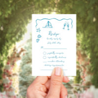 Thème Whimsical Simple Main Dessinée Blue Beach