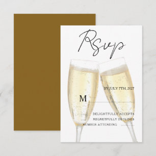 Cartons Réponse Toasts au Champagne