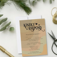 Type rétro Tailles de ton de terre Mariage moderne