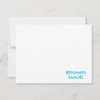 Cartons Réponse Typographie moderne Merci Note Bar Mitzvah