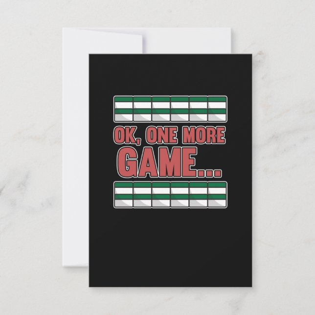 Cartons Réponse Un Jeu De Plus Joueur Mahjong Jeux Garçons Filles (Devant)