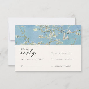 Cartons Réponse Vincent Van Gogh Almond Blossom Floral Mariage