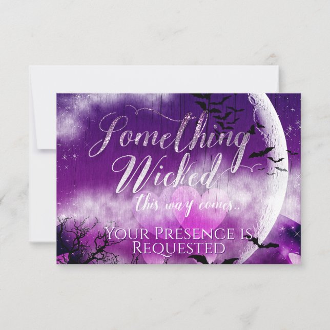Cartons Réponse Wicked Fun Halloween Loon Moon Mariage (Devant)