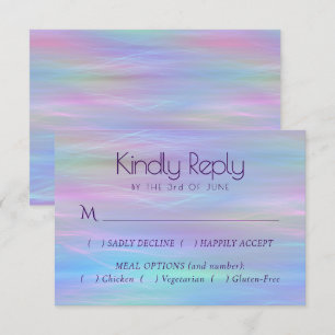 Cartons Réponse Wisps Whimsical Holo Fairy Pastel Rainbow Entree
