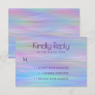 Cartons Réponse Wisps Whimsical Holo Fairy Pastel Rainbow Ombre